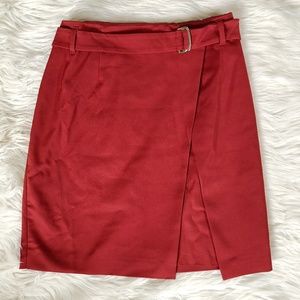 White House Black Market A-Line Pencil Belt Skirt